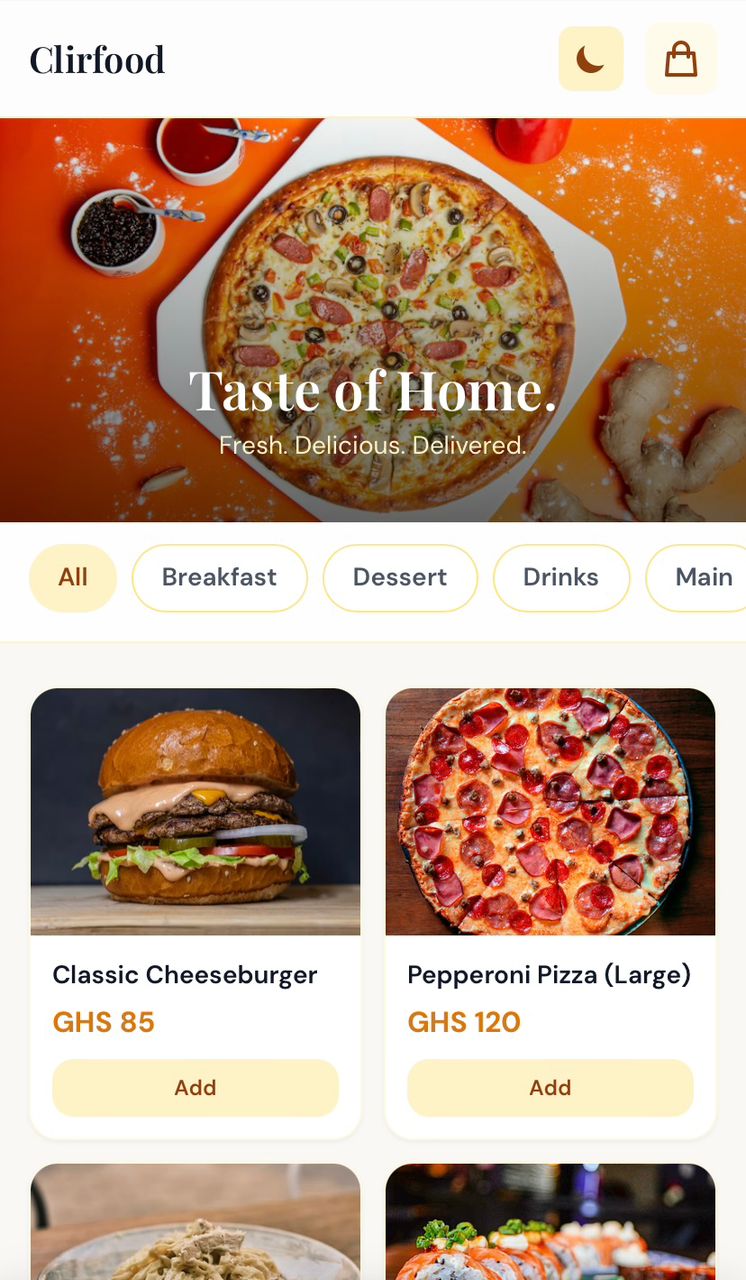 Mobile UI - Listing